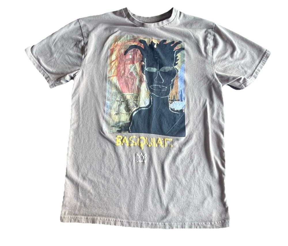Men's Jean Michel Basquiat Reason T-Shirt Tan Medium